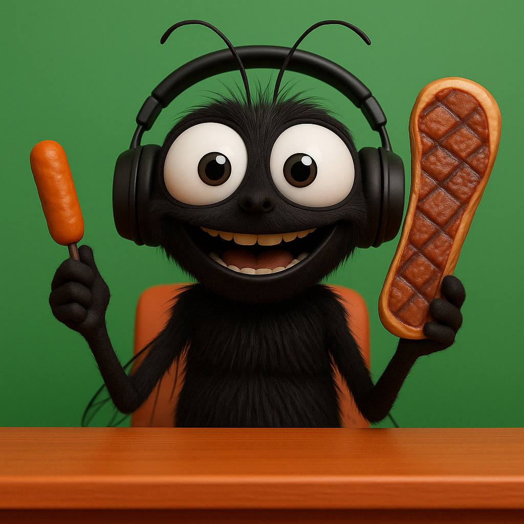 Pat the Fly — Run Fly mascot