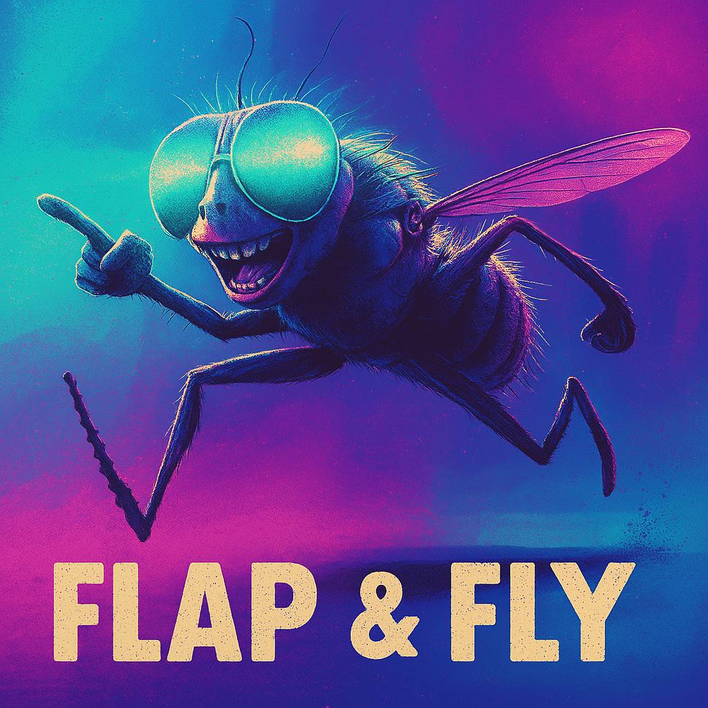 Pat the Fly — Run Fly mascot
